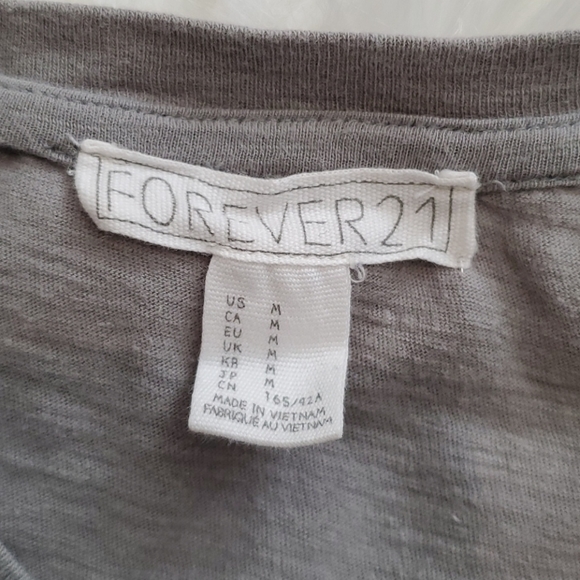 2/$15 Sale Forever 21 Life is Beautiful T-shirt sz Medium - Picture 6 of 8
